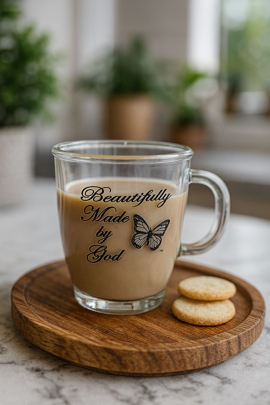 Beautifully Made by God- Clear Mug