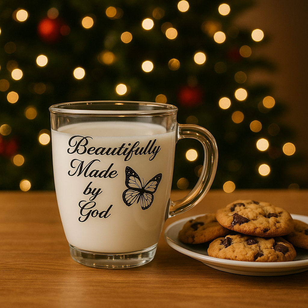 Beautifully Made by God- Clear Mug