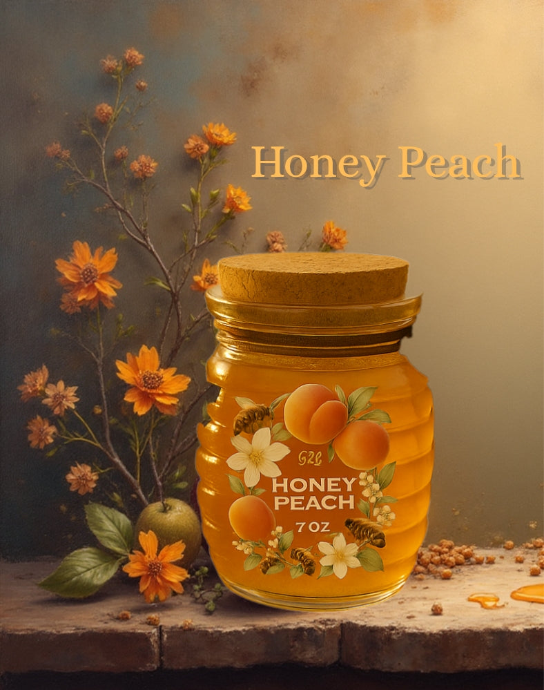 Honey Farmhouse Candles - Honey Peach