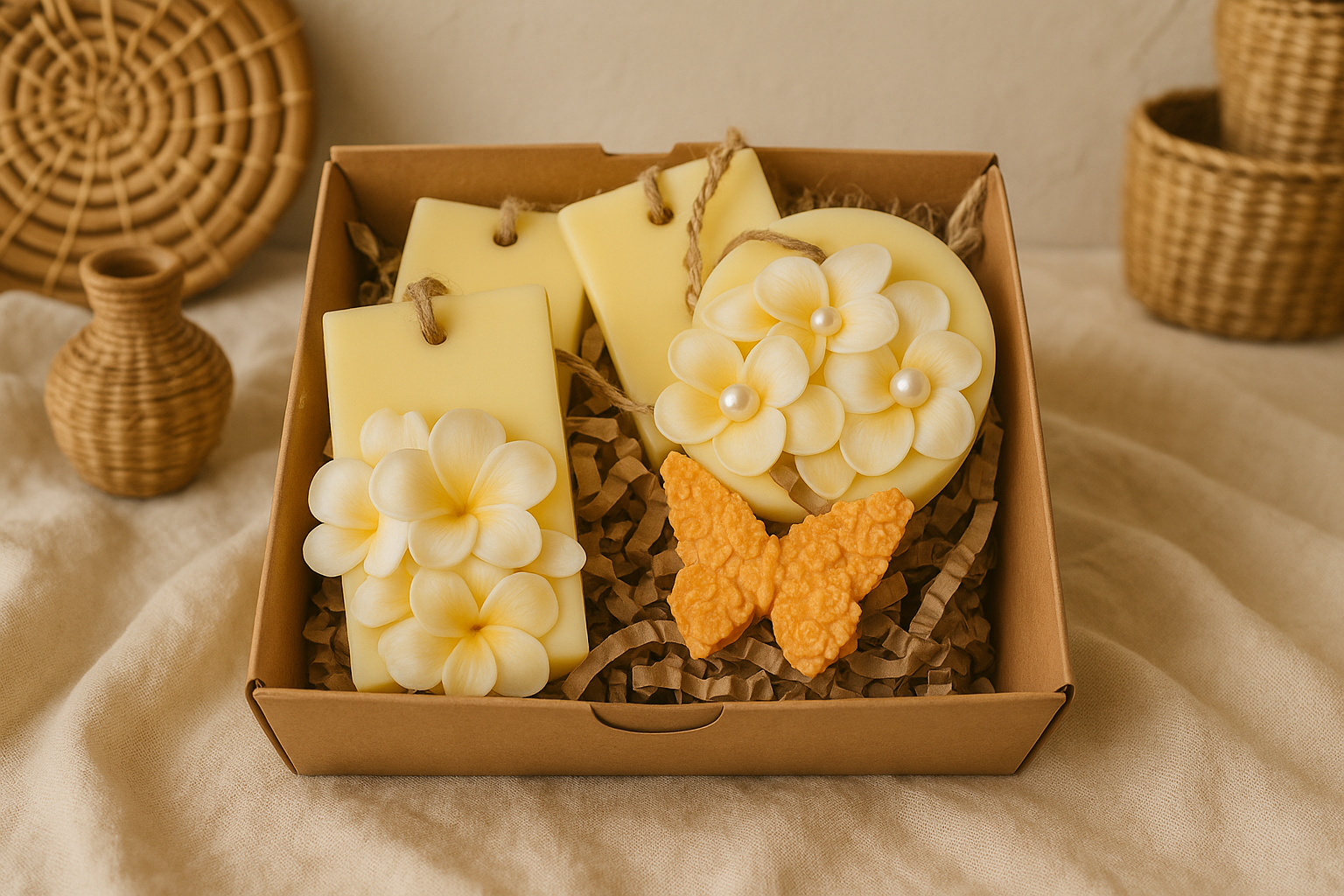 Lemon Brûlée Floral Wax Melt & Sachet Gift Box
